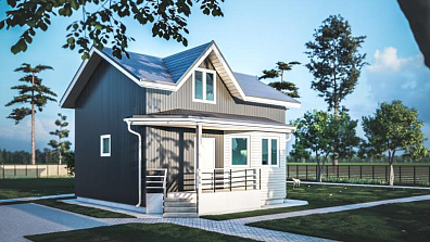 Двухэтажный дом «Созвездие» 87 м2