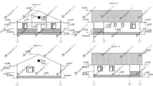 Одноэтажный дом «Гарден» 83 м2 с террасой