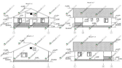 Одноэтажный дом «Гарден» 83 м2 с террасой