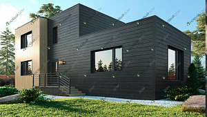 Двухэтажный дом «Фуджи» 116 м2