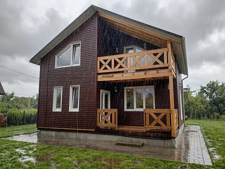 Двухэтажный жилой  дом «АЛИСИЯ» 106 м2
